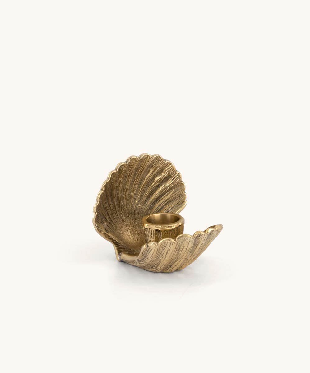 Lueur Candle Holder – handgefertigt aus recyceltem Messing