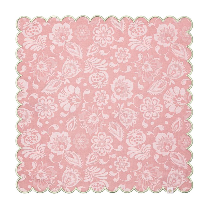 Jacquard Français Serviette „Fête“ Rosé