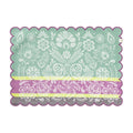 Jacquard Français Tischset „Jardin“ rechteckig - Mint
