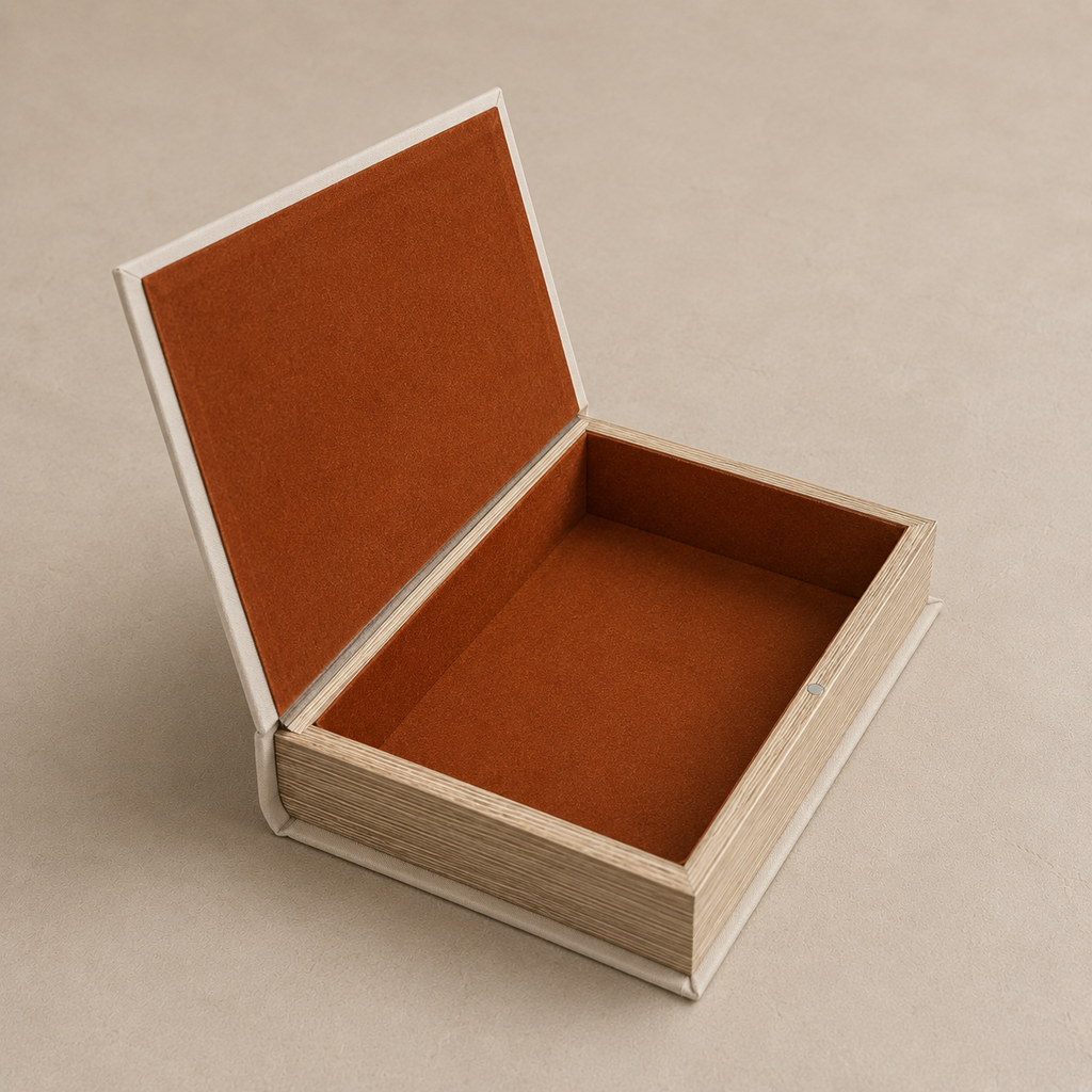 Storage-Buch Le Matin Croissants – geöffnetes Staufach