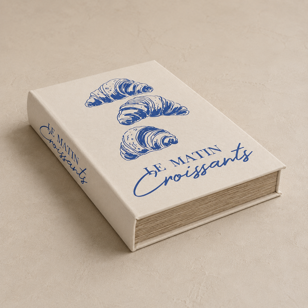 Storage-Buch Le Matin Croissants – schräge Ansicht