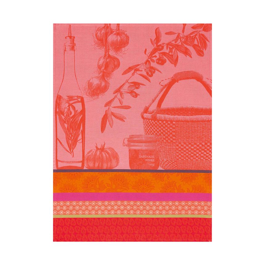 Jacquard Français Geschirrtuch „Provence“ Rouge