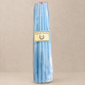 Handgezogene Stabkerzen 30 cm · 6er-Set – Hellblau von La Ciergerie des Prémontrés